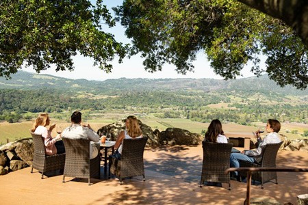 Kunde Family Winery View tasting